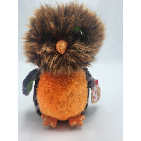 Halloween Ty Beanie Boo Owl "Midnight" - Picture 1 of 5